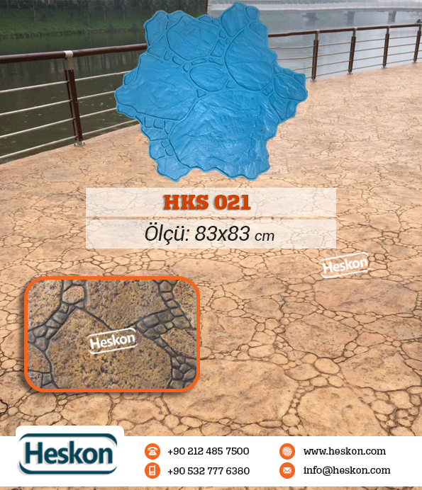 Baskı Beton Kalıbı Hks 021
